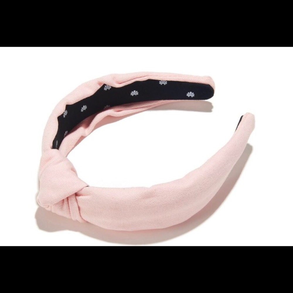 Lele Sadoughi PETAL PINK WOVEN HEADBAND
